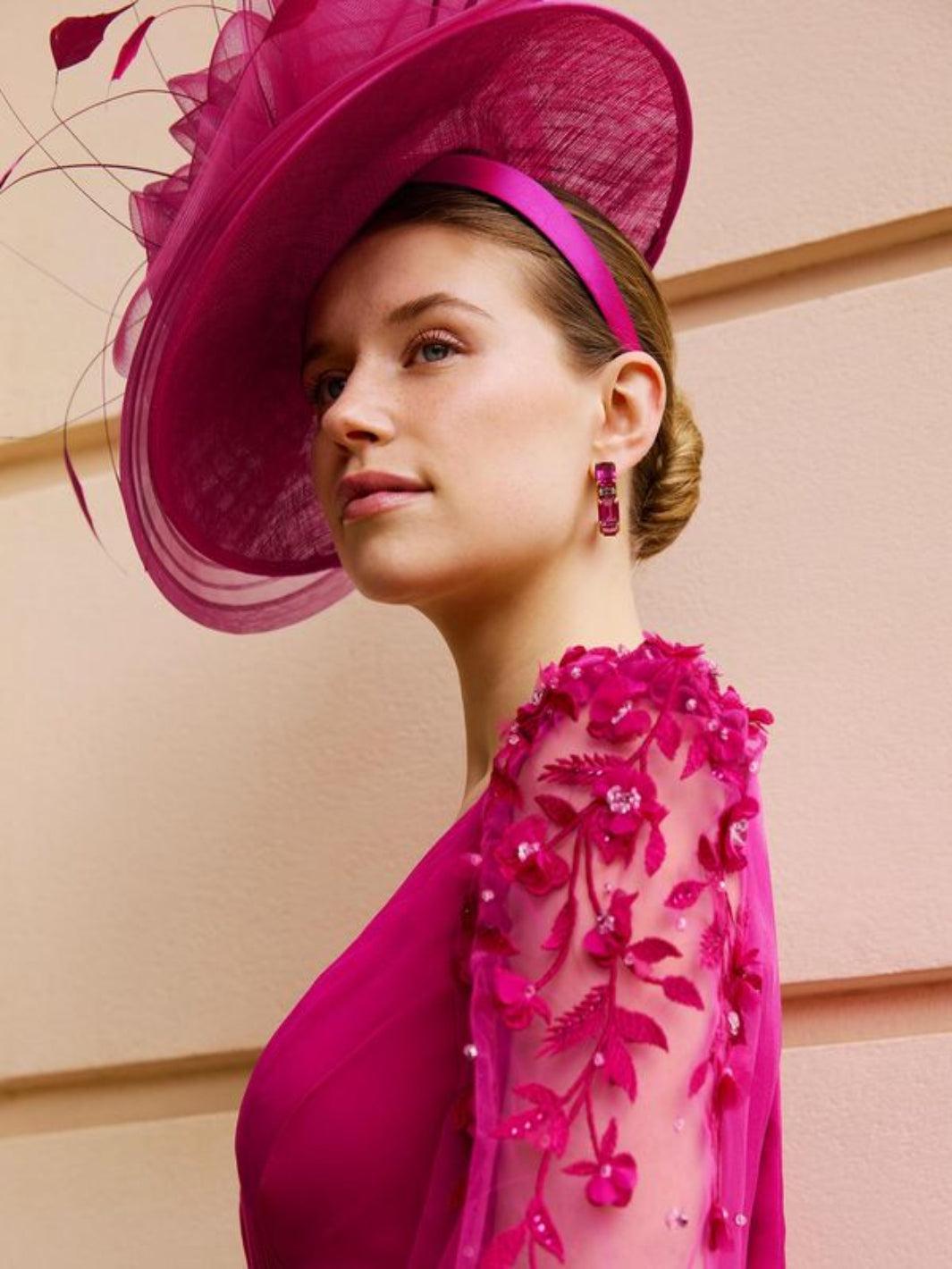 Couture Club Dress 1G1A6 In Magenta-Mother of the bride- mother of the groom -Nicola Ross