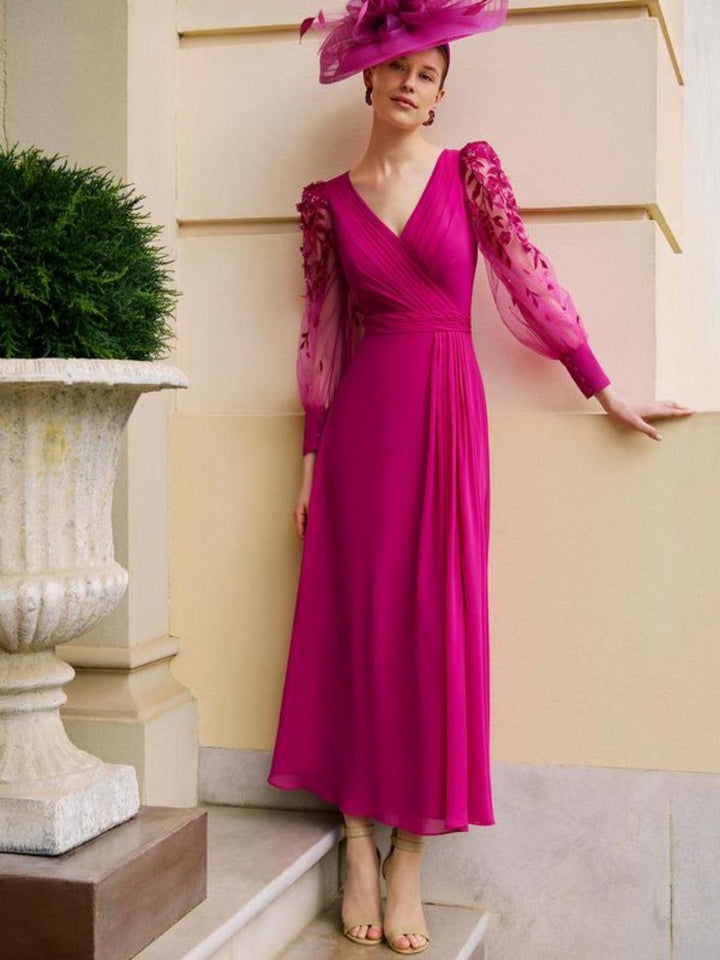 Couture Club Dress 1G1A6 In Magenta-Mother of the bride- mother of the groom -Nicola Ross