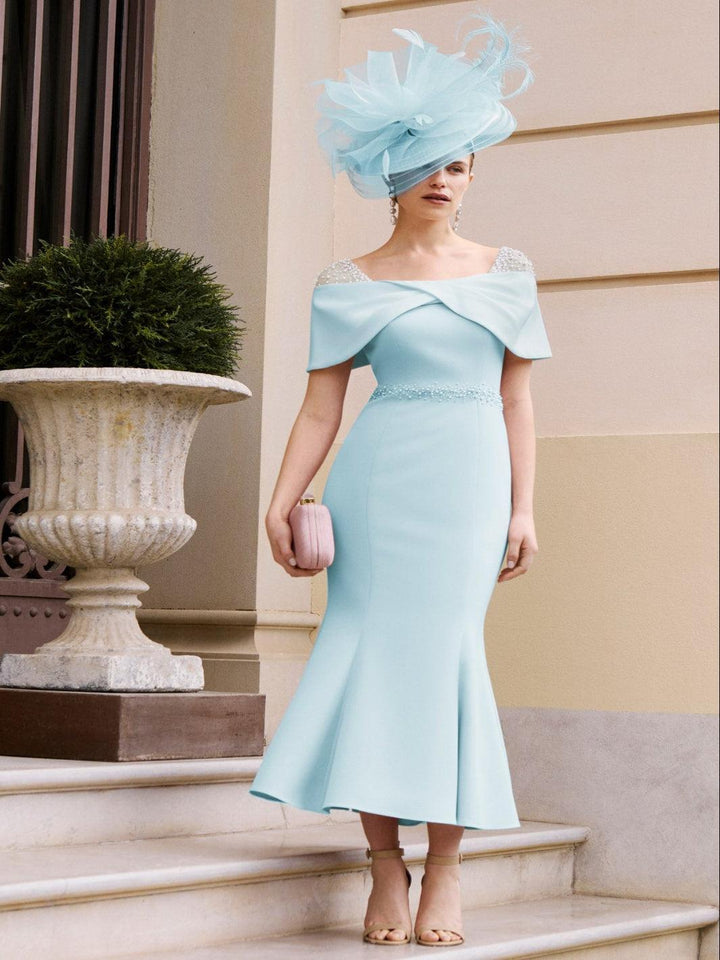 Couture Club Dress 1G294 In Light Blue-Mother of the bride- mother of the groom -Nicola Ross