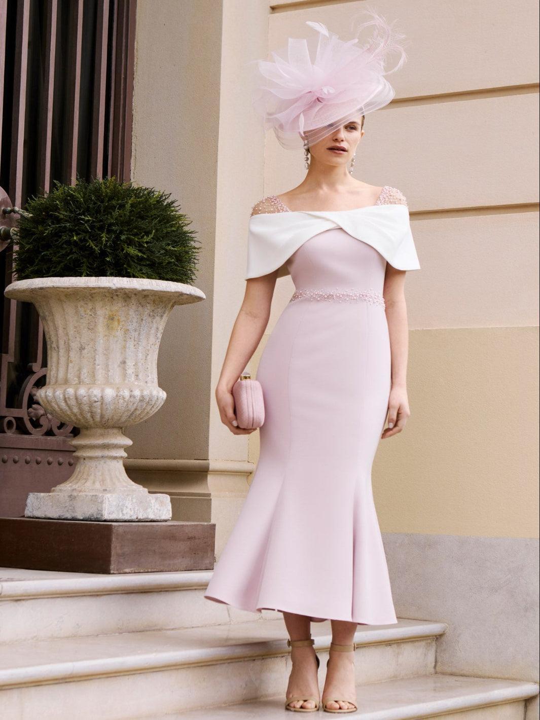 Couture Club Dress 1G294 In Pale Rose/Ivory-Mother of the bride- mother of the groom -Nicola Ross