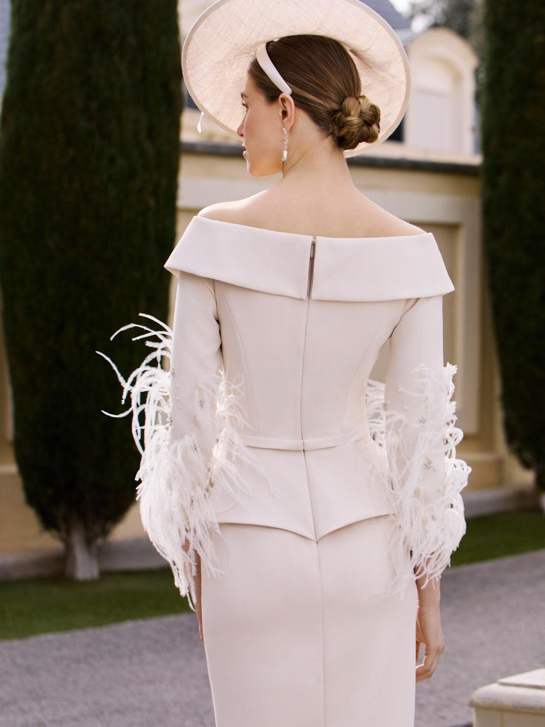 Couture Club Dress 1G68 In Oatmeal- Mother of the Bride Summer 2026 Nicola Ross