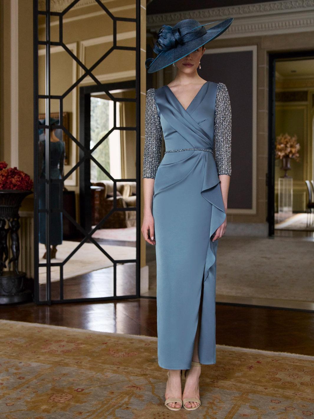 Couture Club Dress 1GJ1 In Blue-Mother of the bride- mother of the groom -Nicola Ross