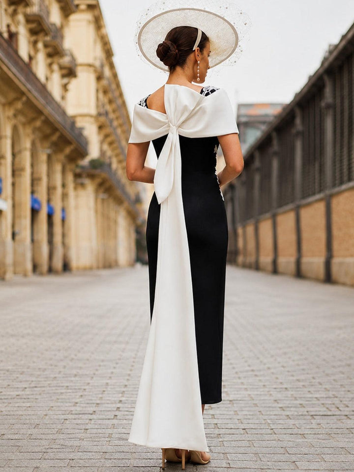 Couture Club Dress 2G214 In Black/Ivory-Mother of the bride- mother of the groom -Nicola Ross