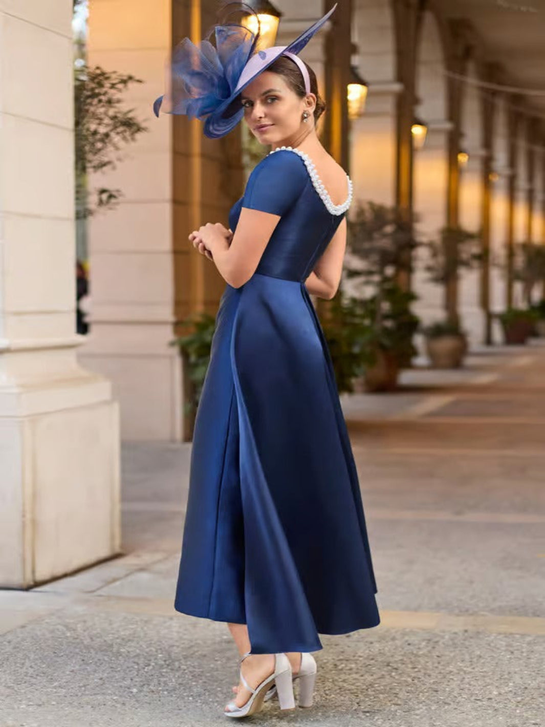 Couture Club Dress 2G316 In Deep Navy-Mother of the bride- mother of the groom -Nicola Ross