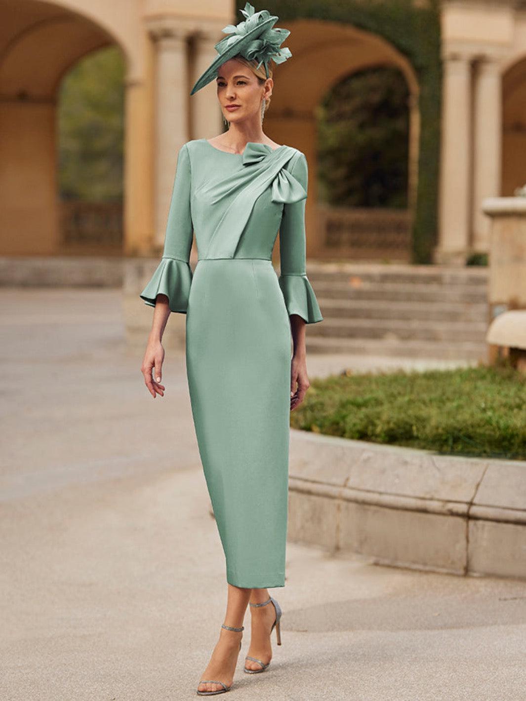 Couture Club Dress 8G125 In Cameo Green-Mother of the bride- mother of the groom -Nicola Ross