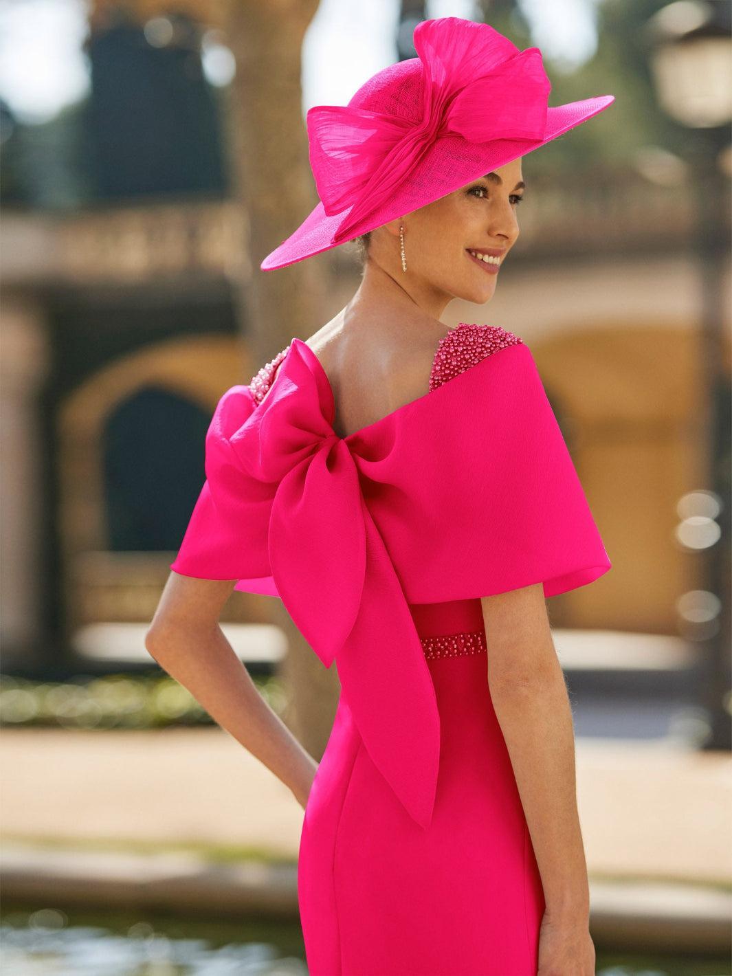 Couture Club Dress 8G153 In Fuschia-Mother of the bride- mother of the groom -Nicola Ross