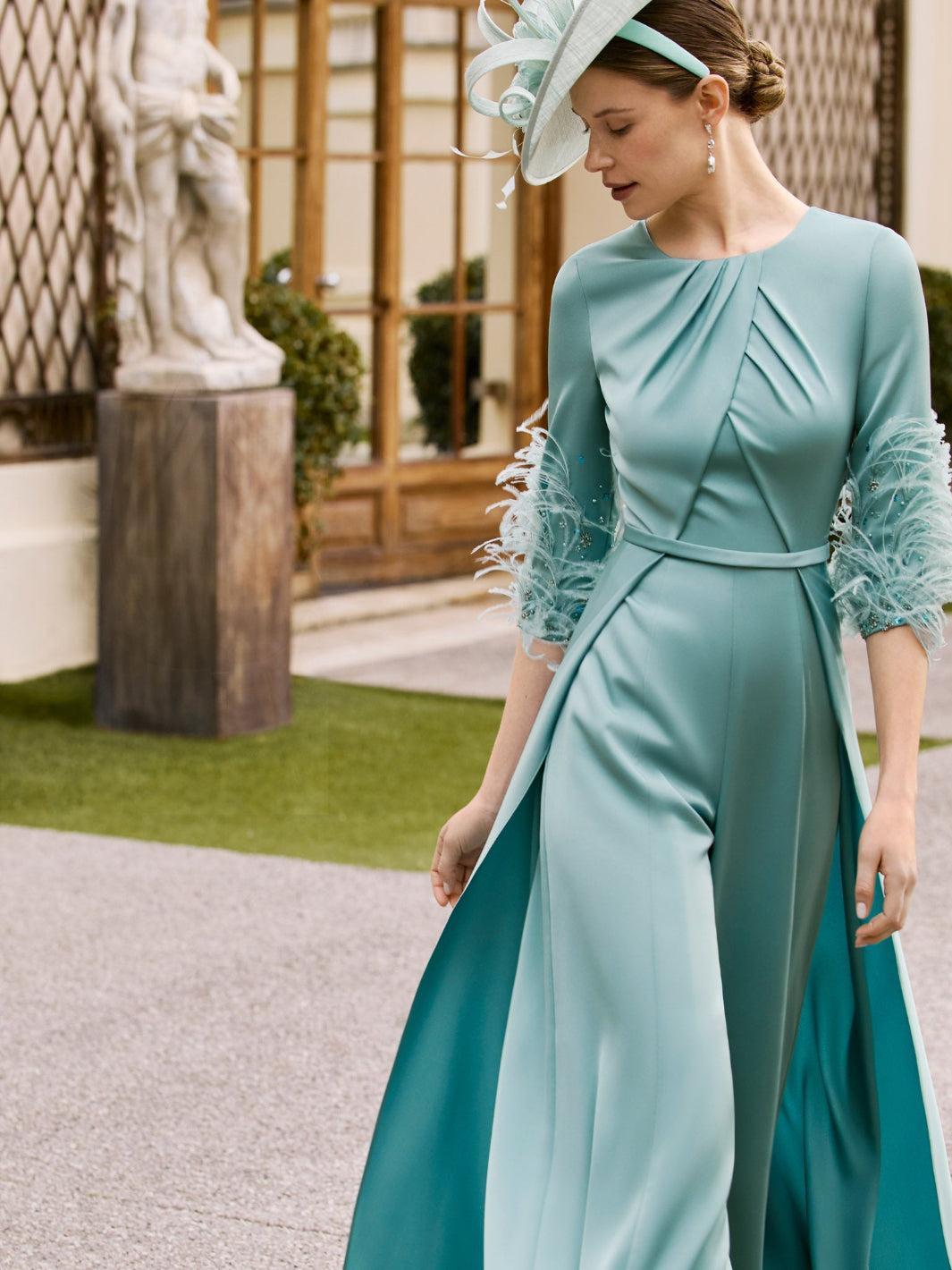 Couture Club Jumpsuit 1GA9 In Celadon-Mother of the bride- mother of the groom -Nicola Ross