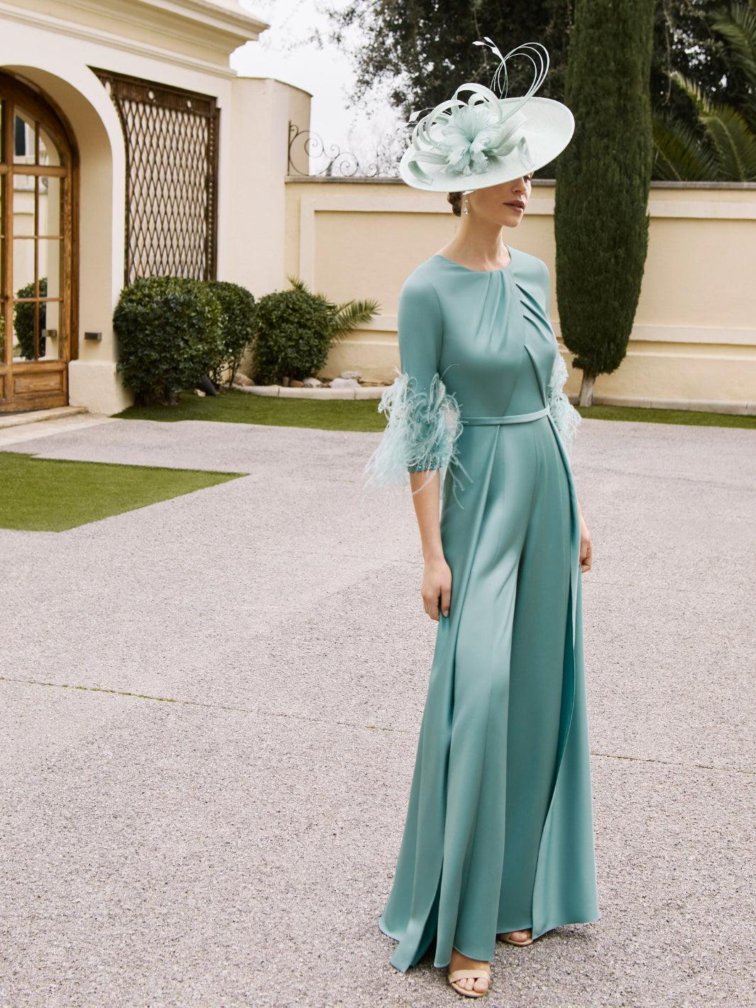 Couture Club Jumpsuit 1GA9 In Celadon-Mother of the bride- mother of the groom -Nicola Ross