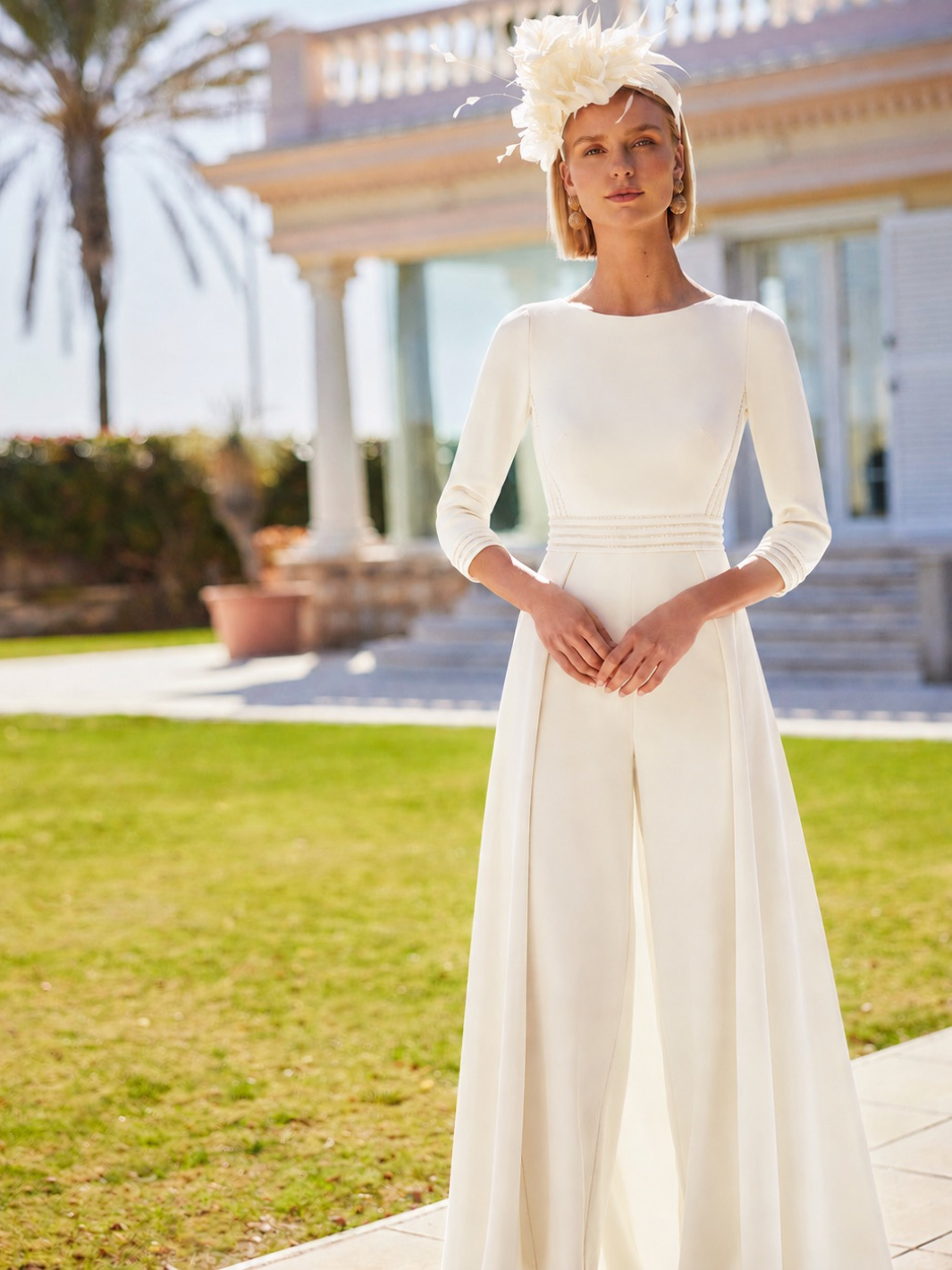 Couture Club Jumpsuit 9G138 In Ivory-Mother of the bride- mother of the groom -Nicola Ross