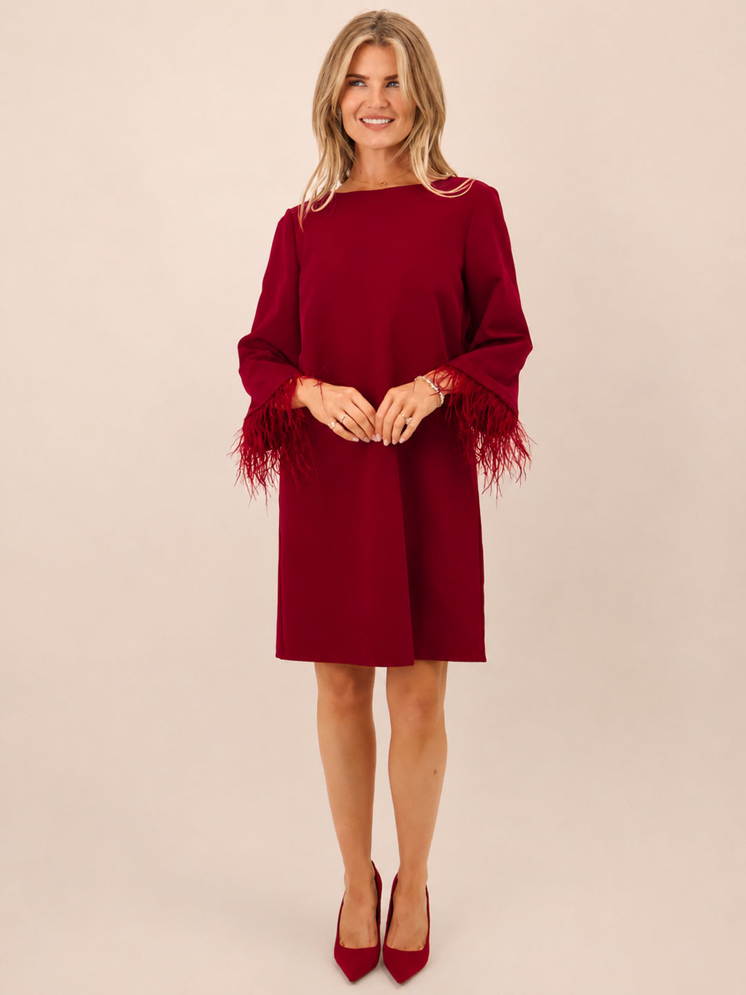 Kate & Pippa Dakota Mini Dress In Berry