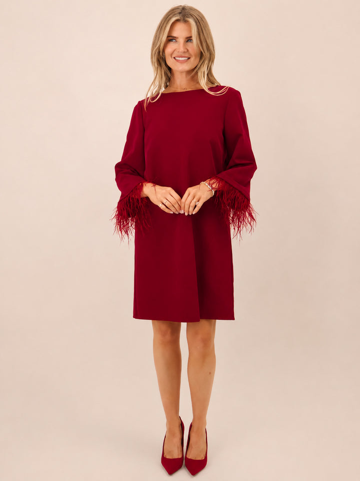 Kate & Pippa Dakota Mini Dress In Berry