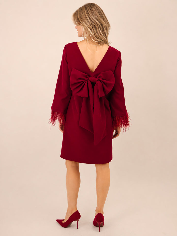 Kate & Pippa Dakota Mini Dress In Berry