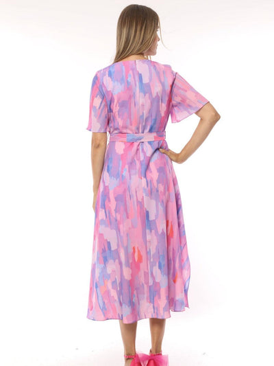 Lizabella Dress 2356-44 In Multi Print-Mother of the bride- mother of the groom -Nicola Ross