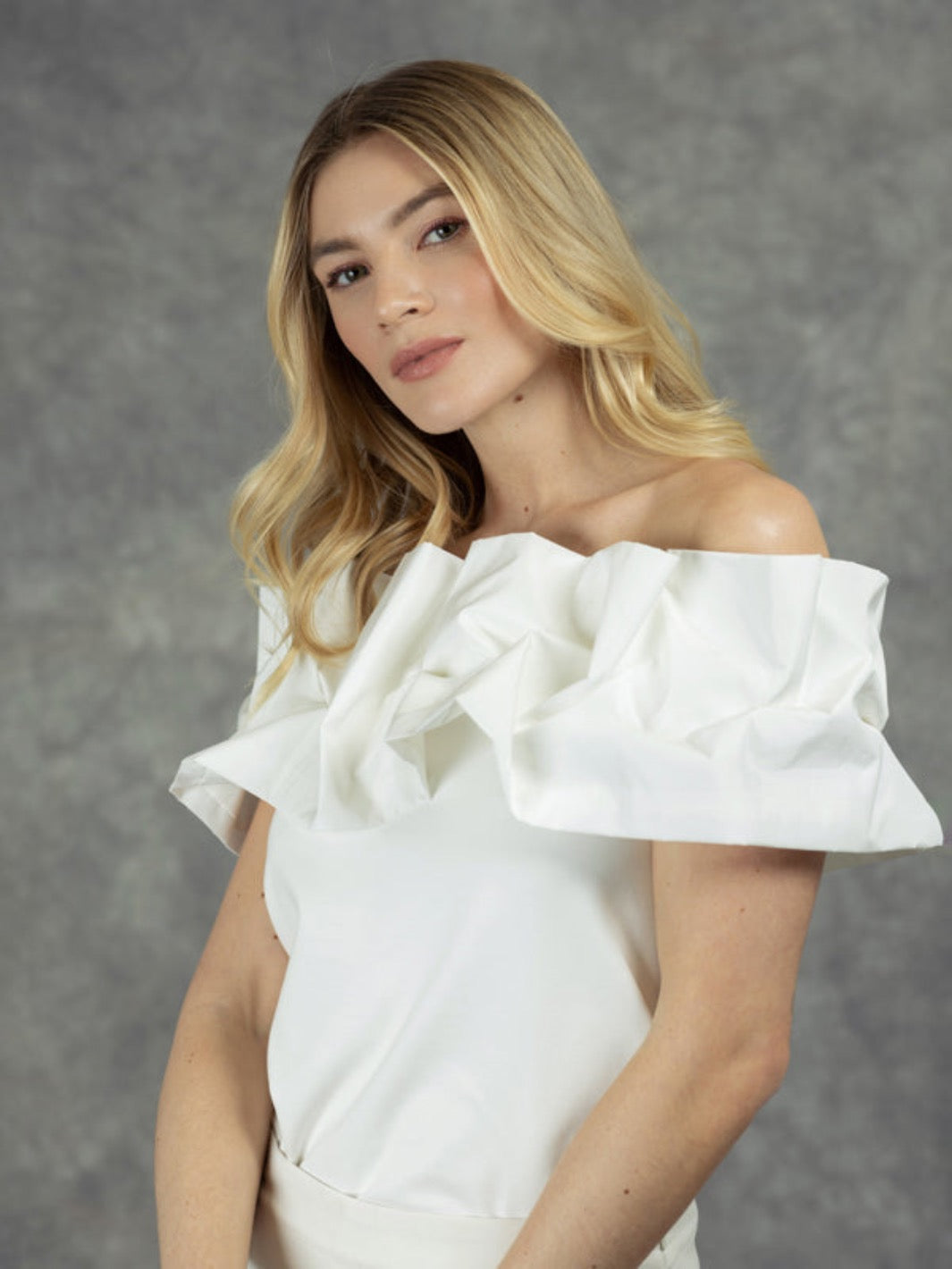 Fee G Marilyn Top - Cream 172/119-Occasion Wear-Guest of the wedding-Nicola Ross