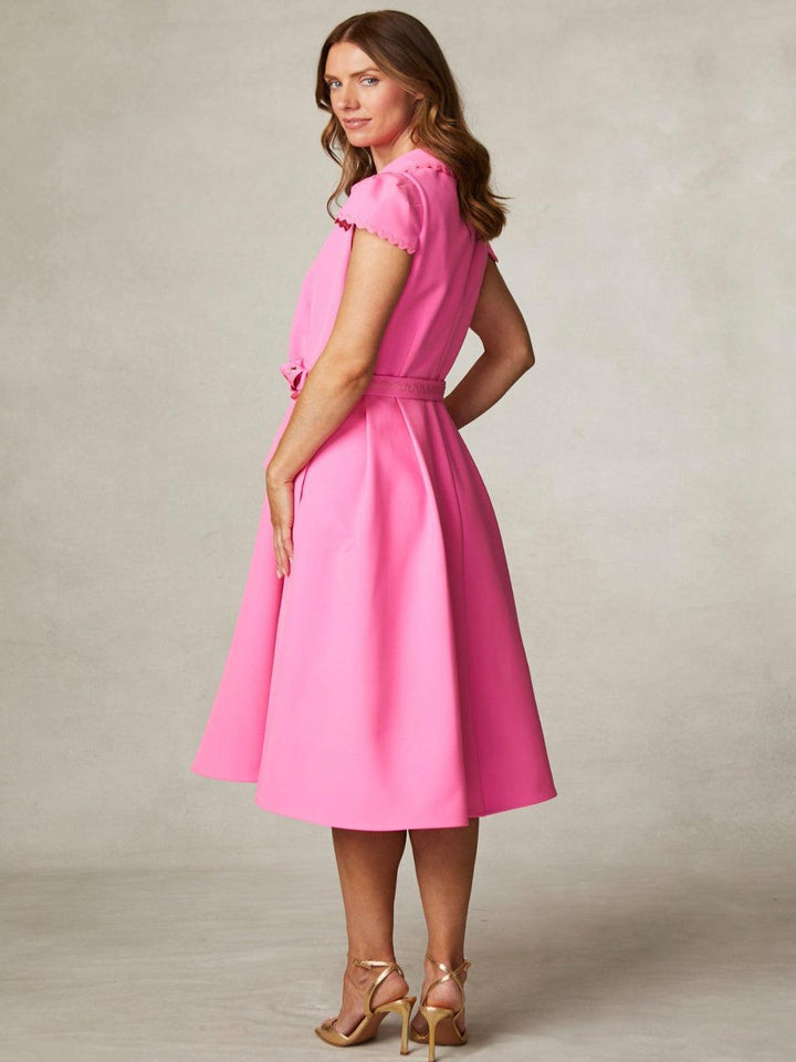 Fee G Rick Dress In Pink 865B/59-Nicola Ross