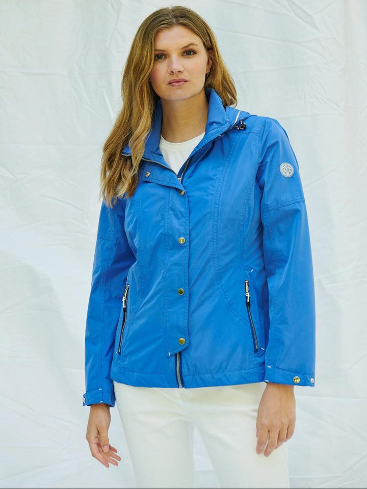 Frandsen Water Proof Rain Jacket In Blue 455-60-Nicola Ross