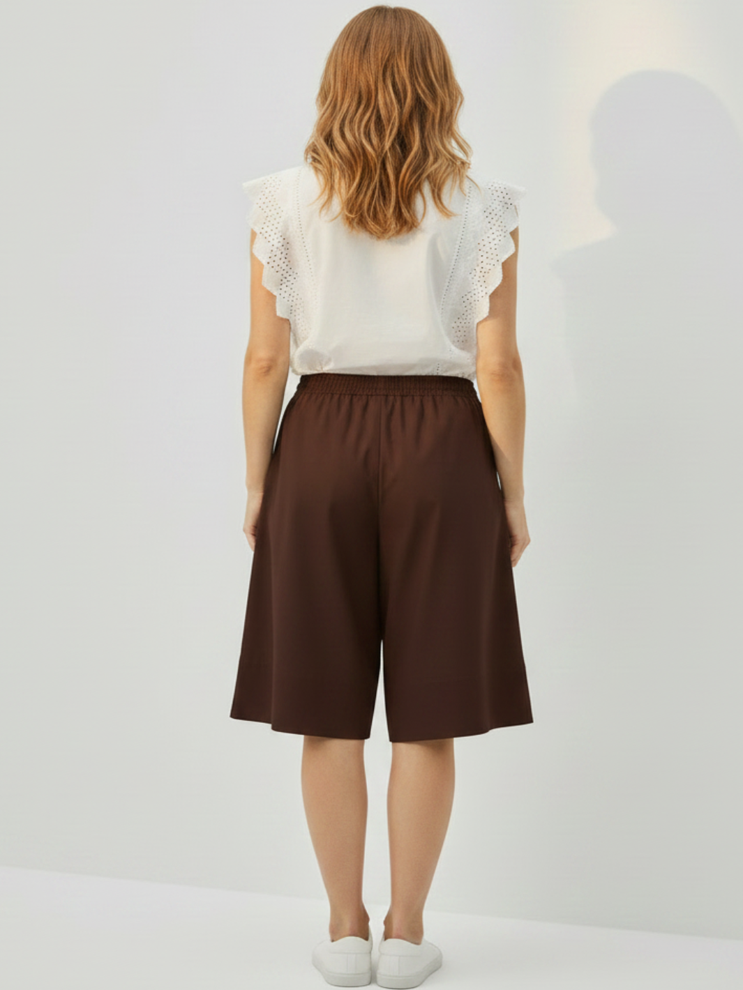 Freequent Bermuda Shorts In Coffee Bean 208186-Nicola Ross