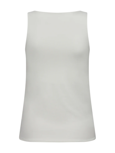 Freequent Cami Top In White-Nicola Ross