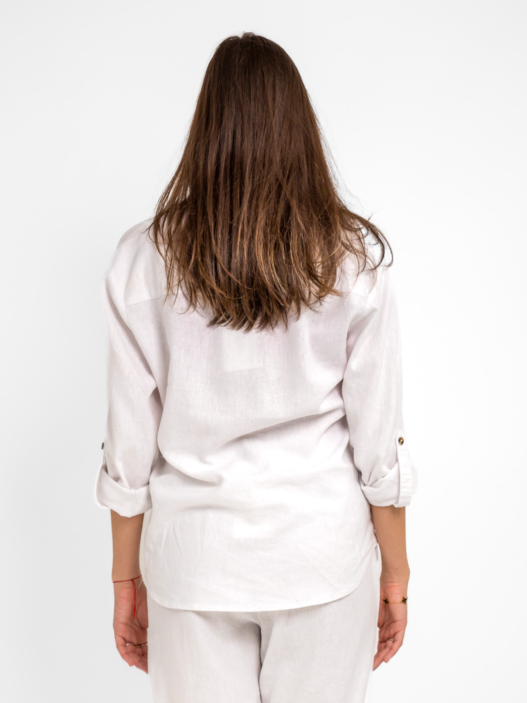 Freequent Linen Shirt In White-Nicola Ross