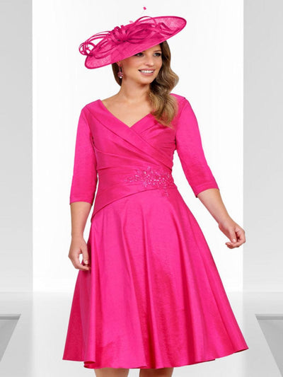 Ispirato Dress In Wineberry ISL822-Mother of the bride- mother of the groom -Nicola Ross