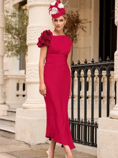John Charles Dress 66666 In Ruby Pink – Nicola Ross