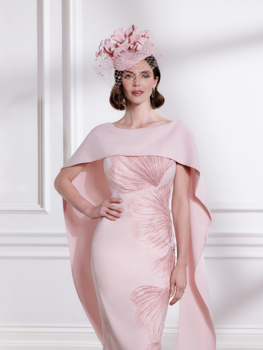 John Charles Dress 66701 In Rose-Mother of the bride- mother of the groom -Nicola Ross