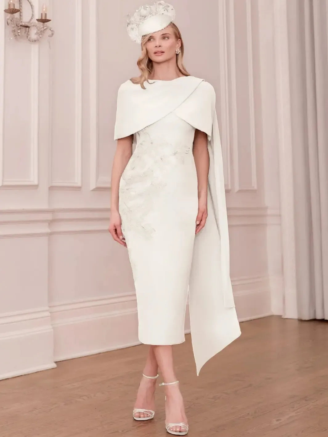 John Charles Dress 66788 In Ivory-Mother of the bride- mother of the groom -Nicola Ross