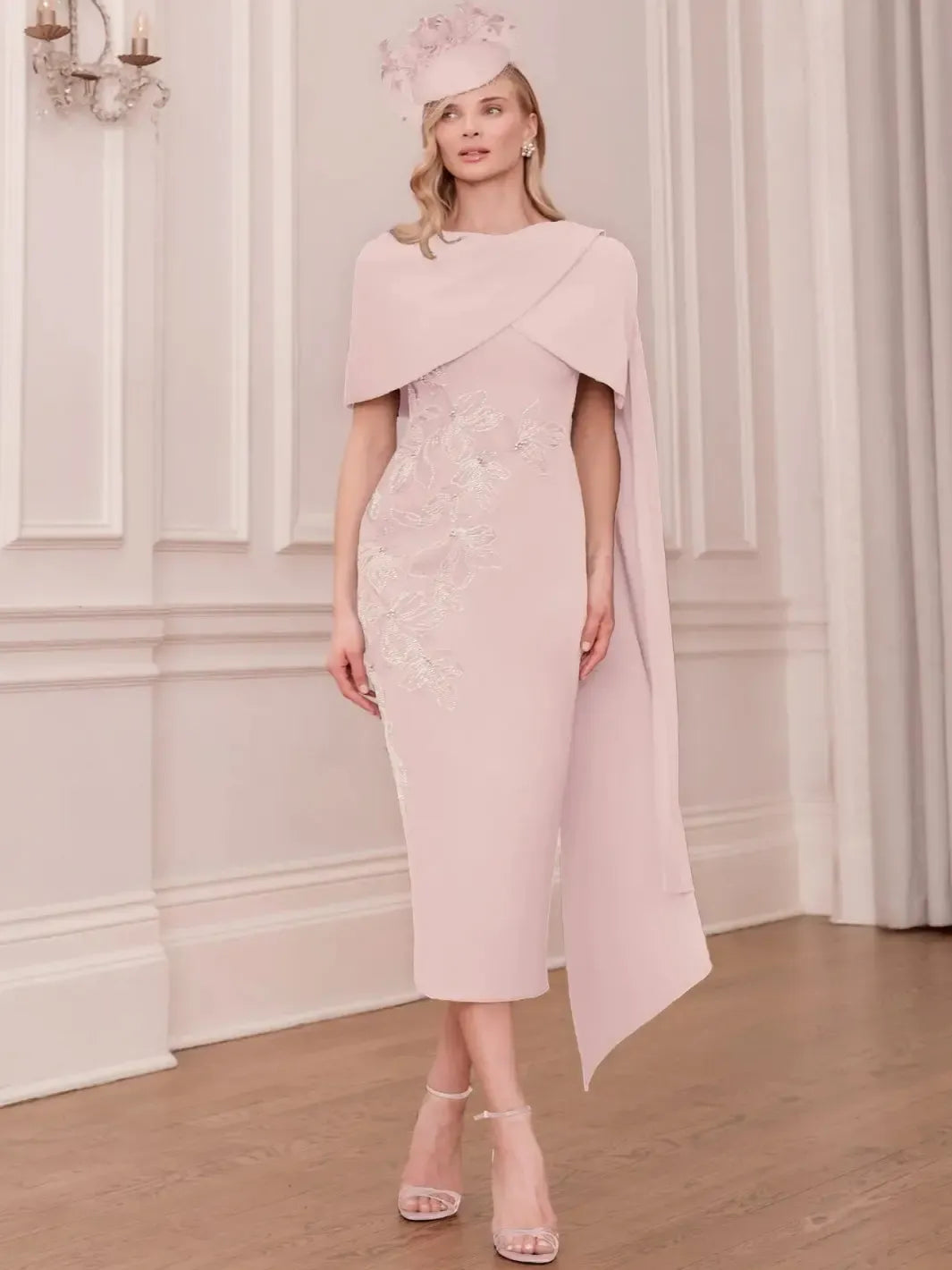 John Charles Dress 66788 In Petal Pink-Mother of the bride- mother of the groom -Nicola Ross