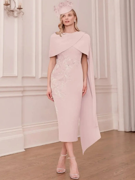 John Charles Dress 66788 In Petal Pink-Mother of the bride- mother of the groom -Nicola Ross
