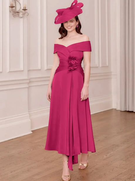 John Charles Dress 66799 In Lipstick-Mother of the bride- mother of the groom -Nicola Ross