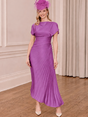 John Charles Dress 66809A In Violet-Mother of the bride- mother of the groom -Nicola Ross