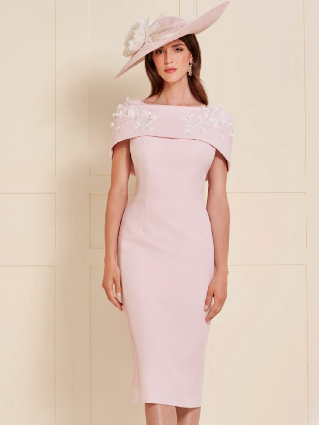 John Charles Dress In Petal / Ivory 66503-Mother of the bride- mother of the groom -Nicola Ross