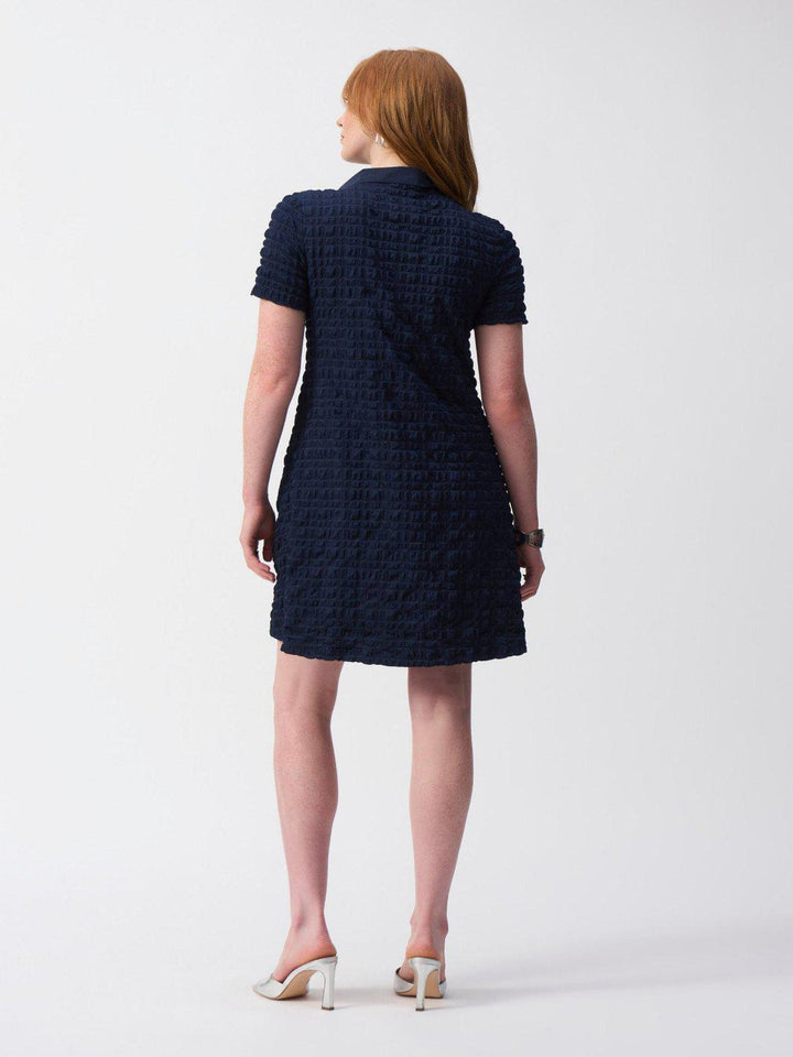 Joseph Ribkoff A-line Knee-length Dress in Midnight Blue 251084-Nicola Ross