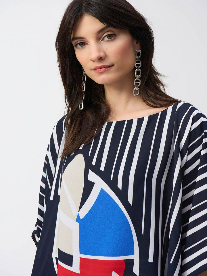 Joseph Ribkoff Casual Boat Neck Pullover Style 251180-Nicola Ross