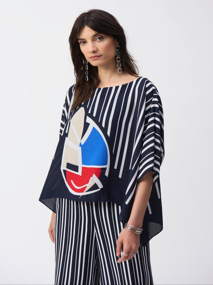 Joseph Ribkoff Casual Boat Neck Pullover Style 251180-Nicola Ross