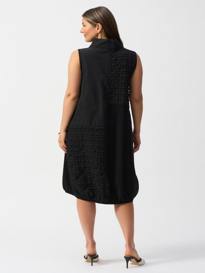 Joseph Ribkoff Casual Shift Dress With Pockets In Black 251244-Nicola Ross