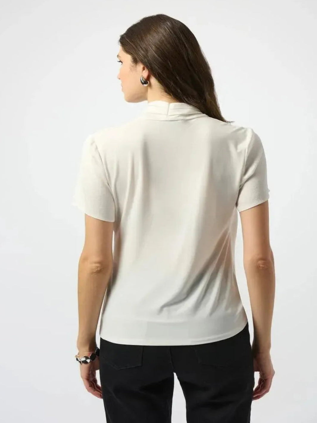 Joseph Ribkoff Casual V-neck Pullover In Winter White 253237-Nicola Ross