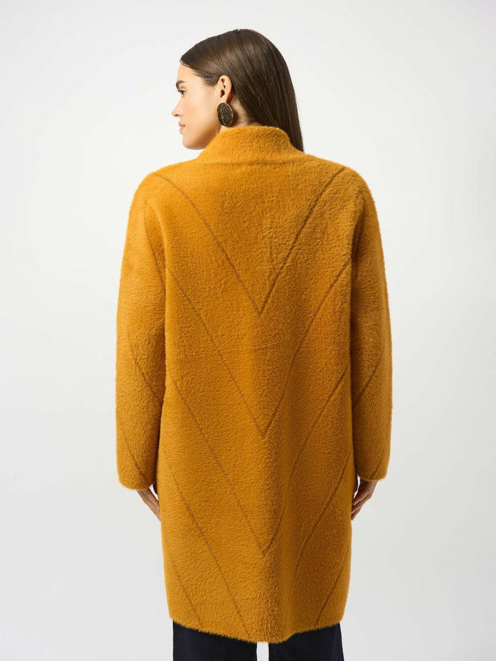 Joseph Ribkoff Chic Long Overcoat In Mustard 253955-Nicola Ross