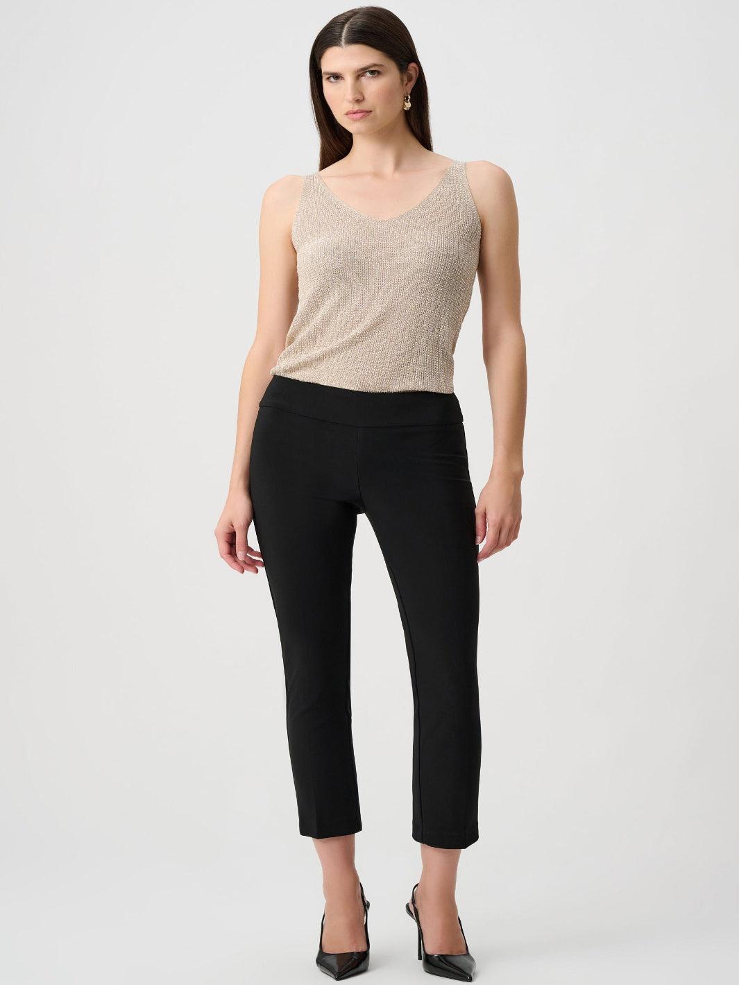 Joseph Ribkoff Classic Cropped Trouser In Black 181089CO-Nicola Ross