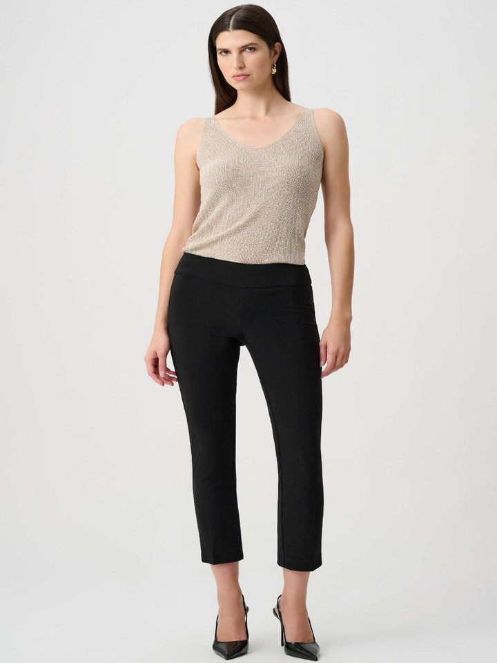 Joseph Ribkoff Classic Cropped Trouser In Black 181089CO-Nicola Ross