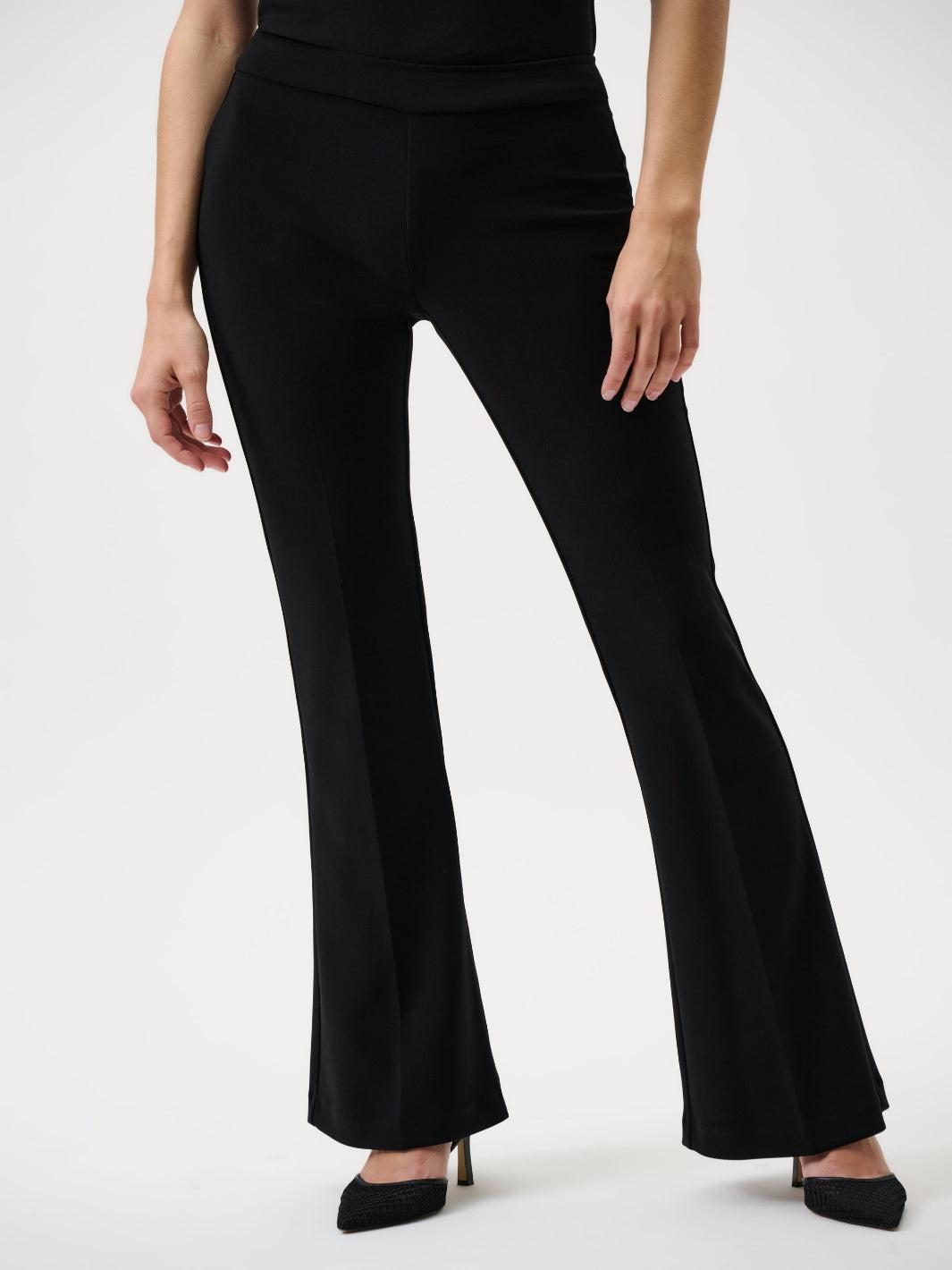 Joseph Ribkoff Classic Flared Trouser In Black 163099CO-Nicola Ross