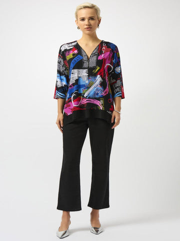 Joseph Ribkoff Classic Straight Jeans In Black 252926B25-Nicola Ross