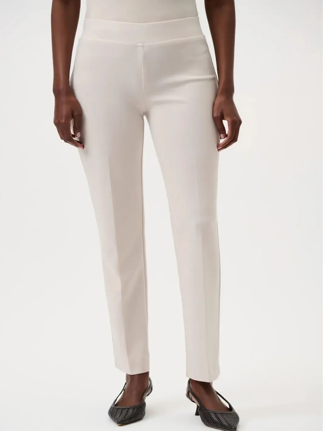 Joseph Ribkoff Classic Straight Trousers In Moonstone 143105CO-Nicola Ross