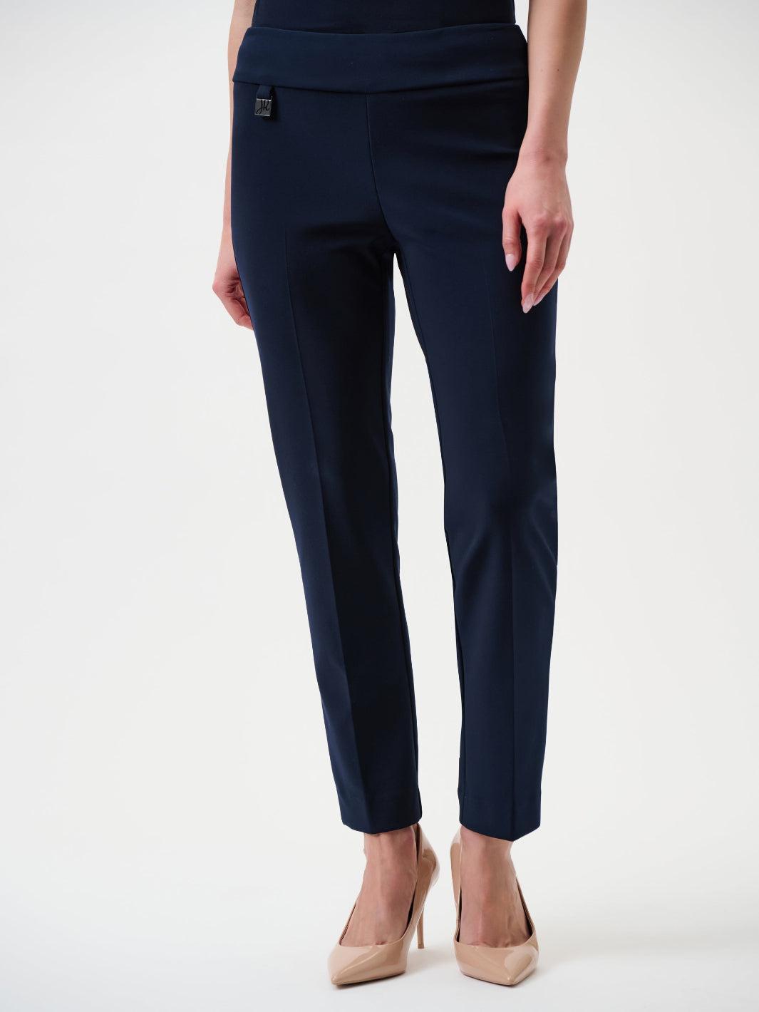 Joseph Ribkoff Classic Tailored Trousers In Midnight Blue 144092CO-Nicola Ross