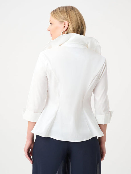 Joseph Ribkoff Collar Blouse In Vanilla 264719-Nicola Ross