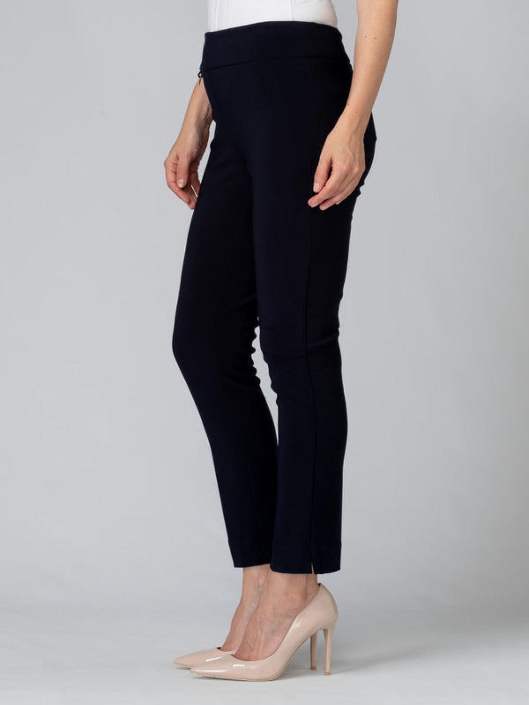 Joseph Ribkoff Contour Waistband Pants In Navy 144092NOS-Nicola Ross