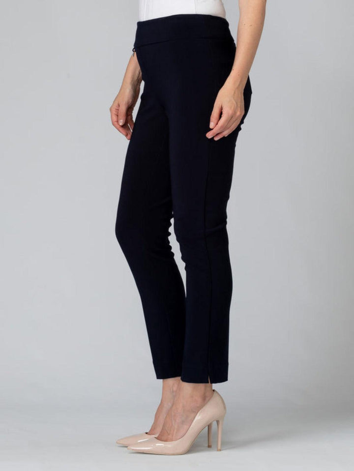 Joseph Ribkoff Contour Waistband Pants In Navy 144092NOS-Nicola Ross