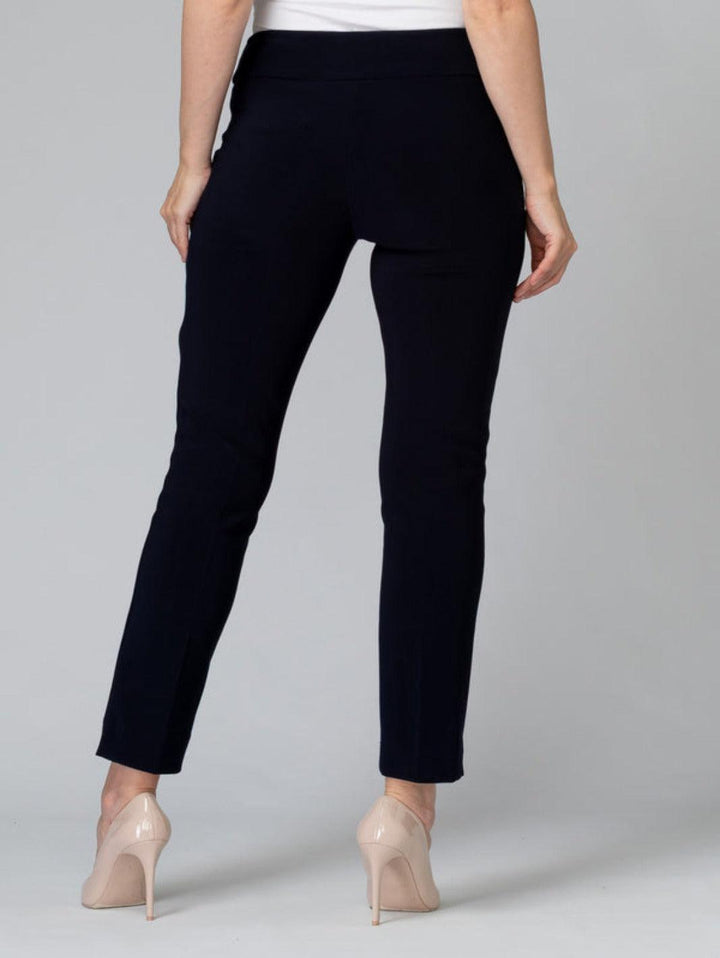 Joseph Ribkoff Contour Waistband Pants In Navy 144092NOS-Nicola Ross