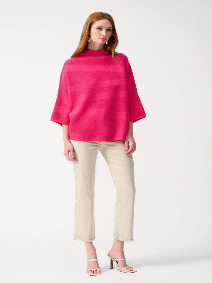 Joseph Ribkoff Cowl Neck Dolman Top In Pink 243953S25-Nicola Ross