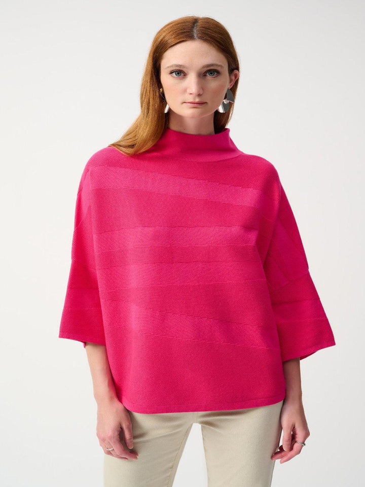 Joseph Ribkoff Cowl Neck Dolman Top In Pink 243953S25-Nicola Ross